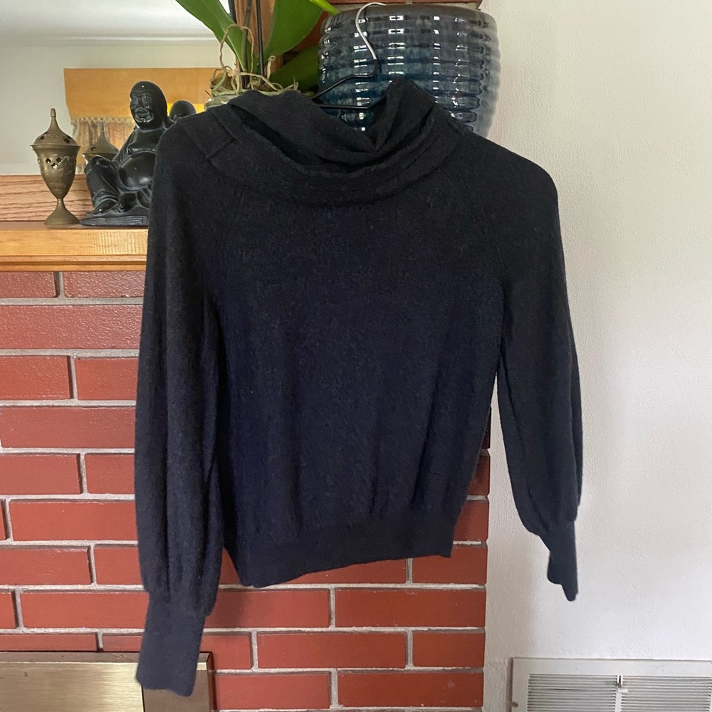 Anthropologie  Black Turtle Neck